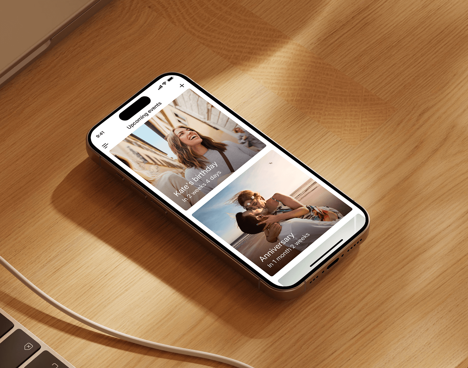 Countdown to special moments app